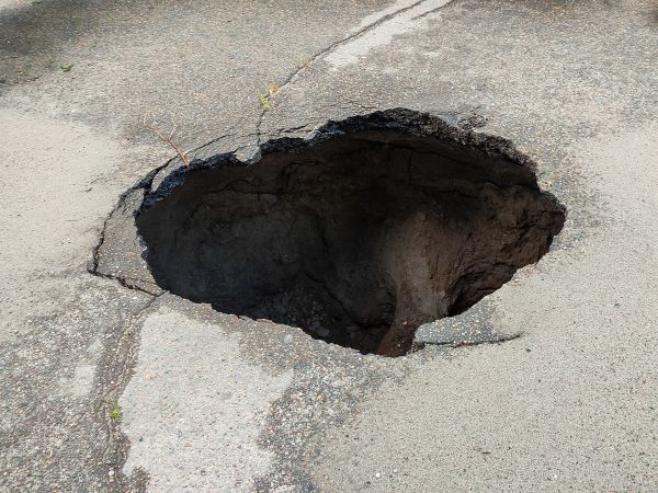 Sinkhole Repair in Longview
